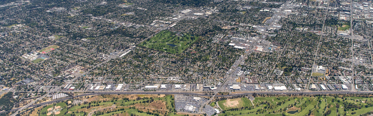 Arden-Arcade Ariel view